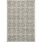 Homeroots 3 ft. 3 in. x 4 ft. 11 in. UV-Treated Polypropylene Grey Area Rug 353455 - alternate 1